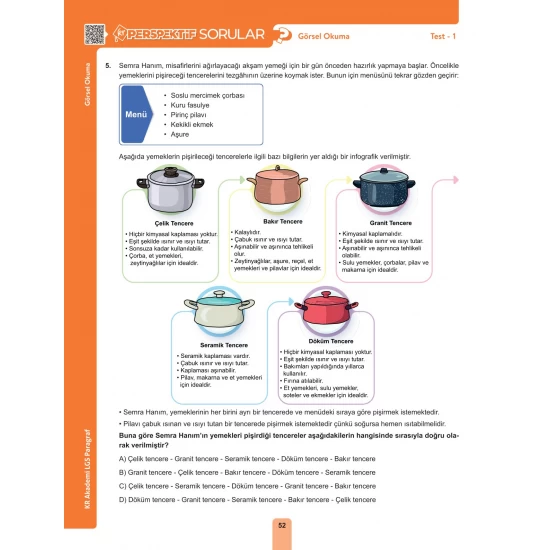 LGS 4X Paragraf Soru Bankası KR Akademi Yayınları