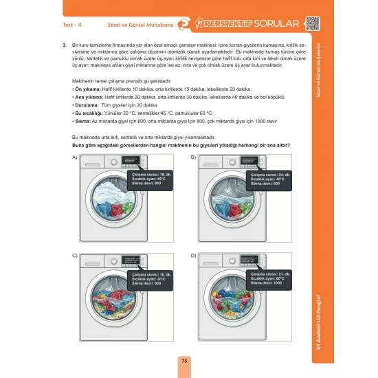 LGS 4X Paragraf Soru Bankası KR Akademi Yayınları