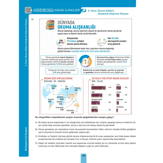 LGS 4X Paragraf Soru Bankası KR Akademi Yayınları