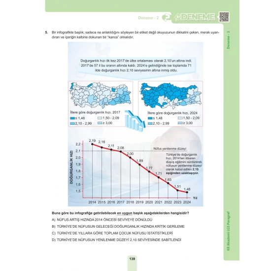 LGS 4X Paragraf Soru Bankası KR Akademi Yayınları
