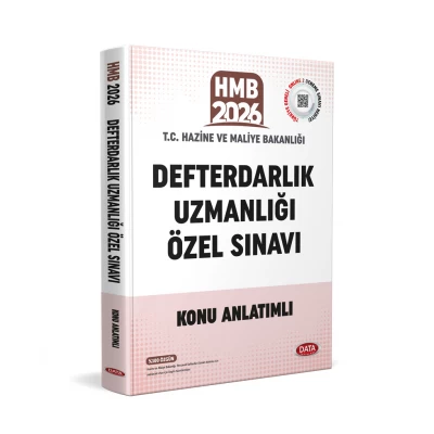 Defterdarlık Uzmanlığı Özel Sınavı Konu Anlatımlı Data Yayınları Defterdarlık Uzmanlığı Özel Sınavı Konu Anlatımlı Data Yayınları