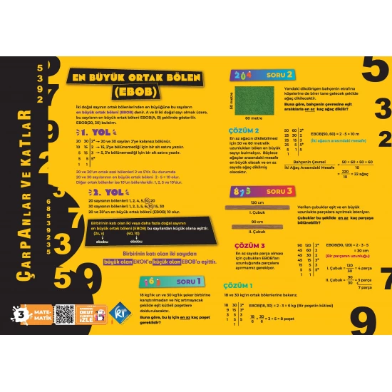 LGS Matematik Poster Notları KR Akademi Yayınları