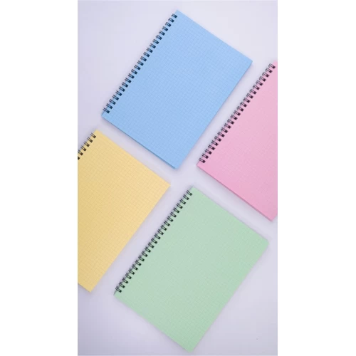 Dream Notes 4 Farklı Renk Kareli A5 Defter Seti