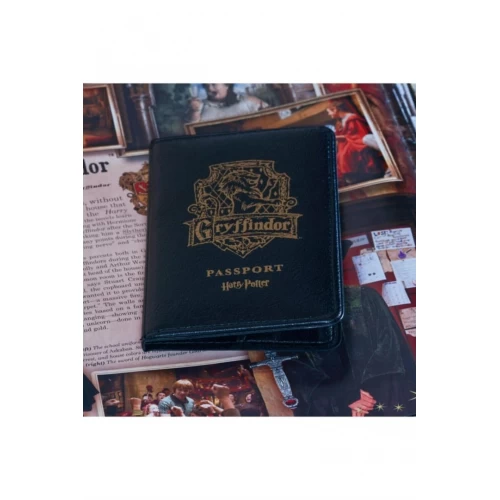 Gryffindor Pasaport Kılıfı Lisanslı Deri