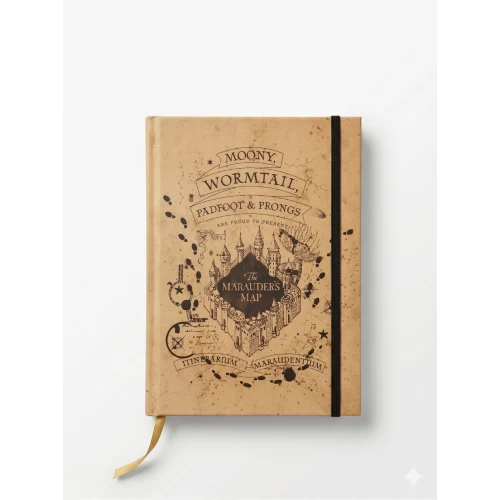 Harry Potter Çapulcu Haritası Defter Harry Potter Çapulcu Haritası Defter
