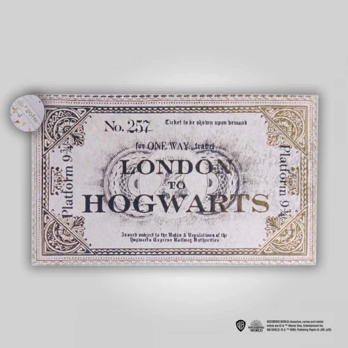Harry Potter Peron Dokuz Üç Çeyrek Bilet Paspas Harry Potter Peron Dokuz Üç Çeyrek Bilet Paspas