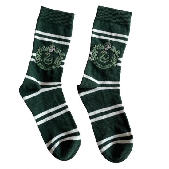 Harry Potter Slytherin Logo Çorap Harry Potter Slytherin Logo Çorap
