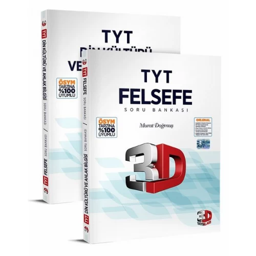 TYT Felsefe ve Din Kültürü Soru Bankası 3D Yayınları TYT Felsefe ve Din Kültürü Soru Bankası 3D Yayınları
