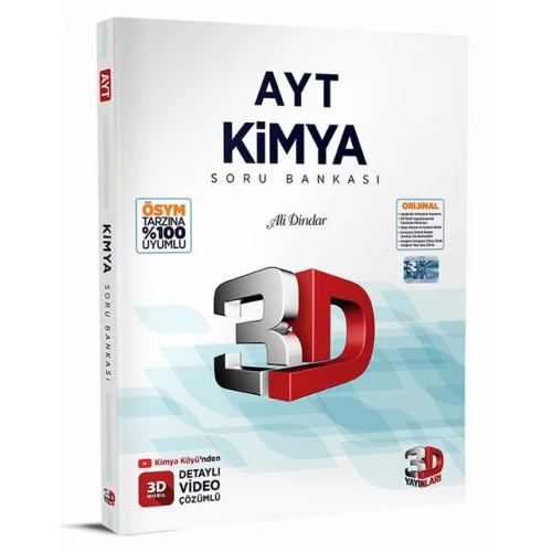 AYT Kimya Soru Bankası 3D Yayınları AYT Kimya Soru Bankası 3D Yayınları