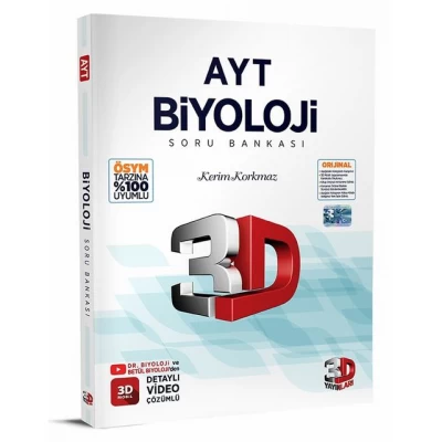 AYT Biyoloji Soru Bankası 3D Yayınları