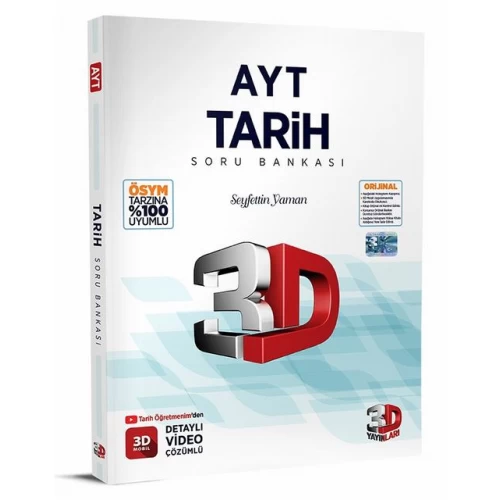 AYT Tarih Soru Bankası 3D Yayınları AYT Tarih Soru Bankası 3D Yayınları