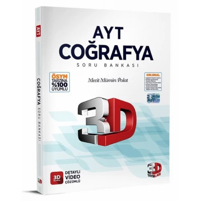 AYT Coğrafya Soru Bankası 3D Yayınları 