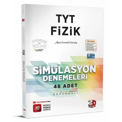 TYT Fizik Simülasyon Denemeleri 3D Yayınları