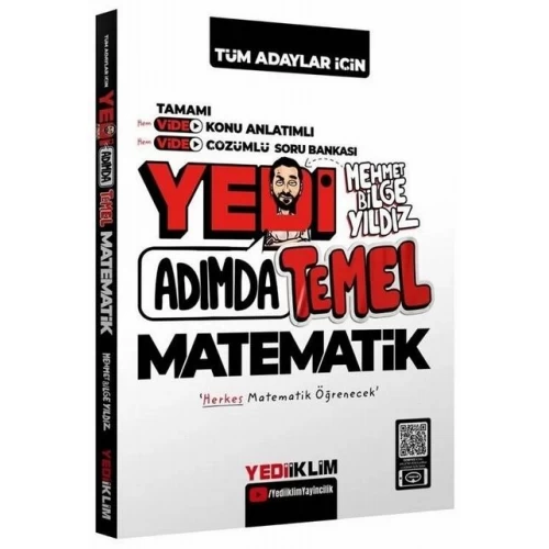 Yediiklim Yayınları Tüm Adaylar Tüm Adaylar İçin Yedi Adımda Temel Matematik Konu Anlatımlı Soru Bankası
