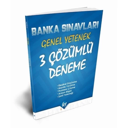 Banka Sınavları Banko Hizmetleri Asistanı 3 Deneme KR Akademi Yayınları
