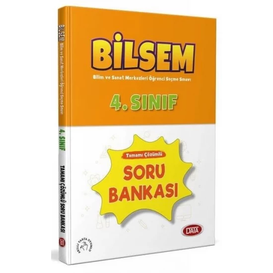 4. Sınıf Bilsem Tamamı Çözümlü Soru Bankası Data Yayınları