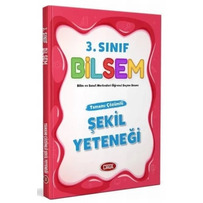 3. Sınıf Bilsem Tamamı Çözümlü Şekil Yeteneği Data Yayınları
