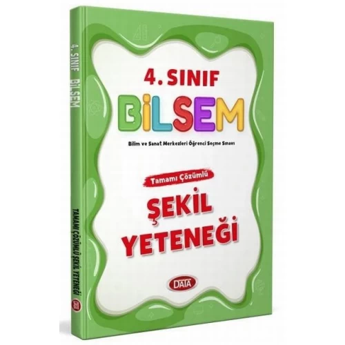 4. Sınıf Bilsem Tamamı Çözümlü Şekil Yeteneği Data Yayınları