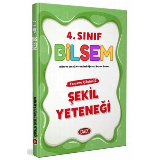 4. Sınıf Bilsem Tamamı Çözümlü Şekil Yeteneği Data Yayınları
