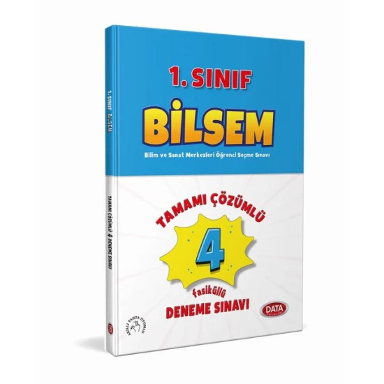 1. Sınıf Bilsem Fasiküllü Çözümlü 4 Deneme Data Yayınları