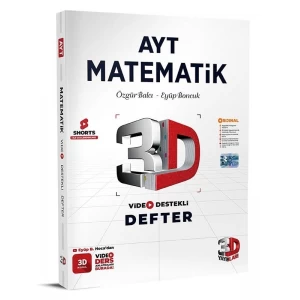 AYT Matematik Video Destekli Defter 3D Yayınları