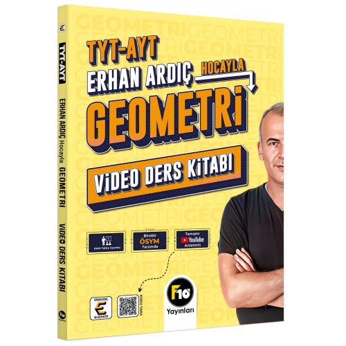 Erhan Ardıç Hocayla TYT-AYT Geometri Video Ders Kitabı F10 Yayınları Erhan Ardıç Hocayla TYT-AYT Geometri Video Ders Kitabı F10 Yayınları