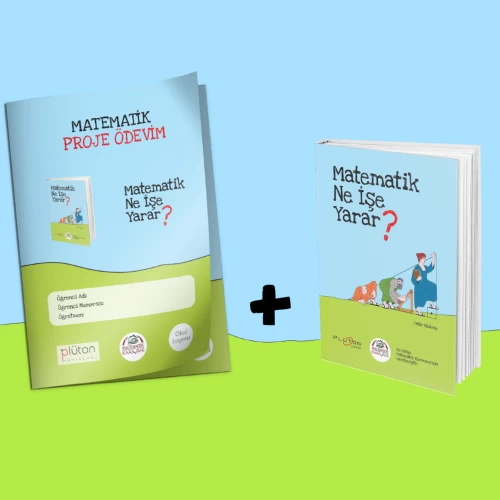 Matematik Karavanı Matematik Ne İşe Yarar? ve Matematik Proje Ödevim Kılavuz Kitabı Seti Plüton Yayınları