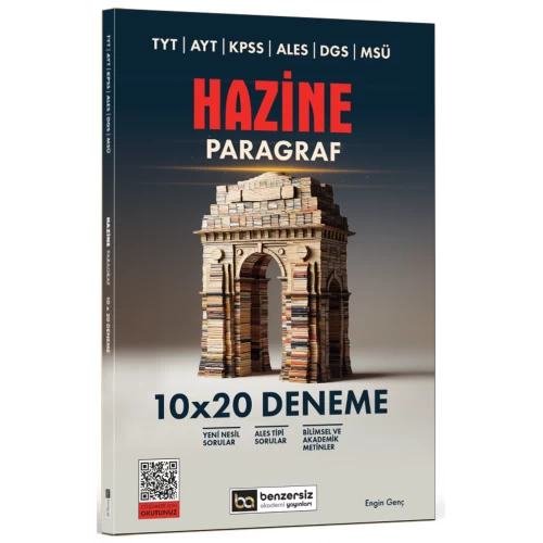 TYT AYT KPSS ALES DGS MSÜ Hazine Paragraf 10 x 20 Deneme Benzersiz Akademi Yayınları TYT AYT KPSS ALES DGS MSÜ Hazine Paragraf 10 x 20 Deneme Benzersiz Akademi Yayınları