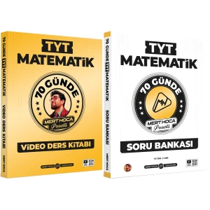 2026 TYT 70 Günde Matematik Video Ders Kitabı ve TYT Matematik Soru Bankası Seti Mert Hoca