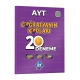Coğrafyanın Kodları AYT Coğrafya Çözümlü 20 Deneme KR Akademi Yayınları