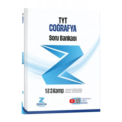 Zeduva Yayınları Coğrafyanın Kodları TYT Coğrafya 1 Kitap 3 Kamp Soru Bankası