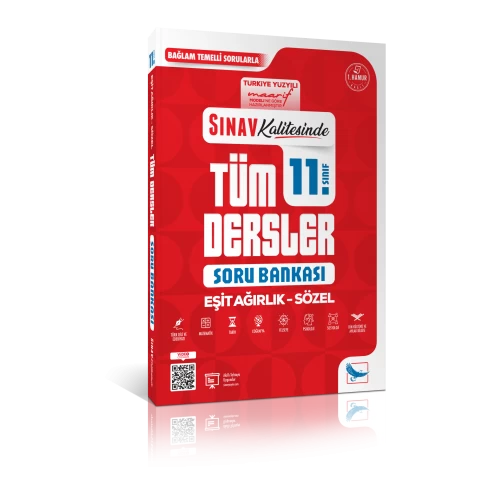 Sınav Yayınları 11. Sınıf Maarif Modeli Eşit Ağırlık Sözel Tüm Dersler Soru Bankası Sınav Yayınları 11. Sınıf Maarif Modeli Eşit Ağırlık Sözel Tüm Dersler Soru Bankası