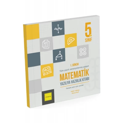 Kare Yayınları 5. Sınıf 1. Dönem Matematik Yazılıya Hazırlık Kitabı
