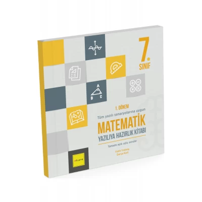 Kare Yayınları 7. Sınıf 1. Dönem Matematik Yazılıya Hazırlık Kitabı