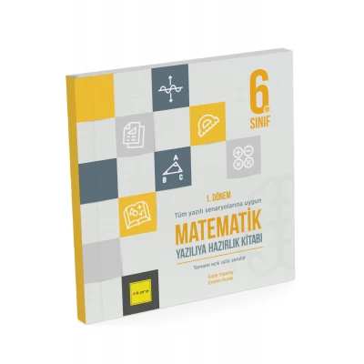 Kare Yayınları 6. Sınıf 1. Dönem Matematik Yazılıya Hazırlık Kitabı
