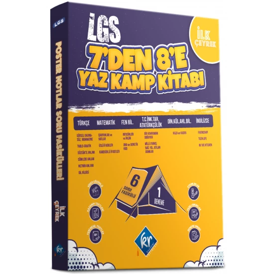 LGS 7'den 8'e Yaz Kamp Kitabı (Tüm Dersler)