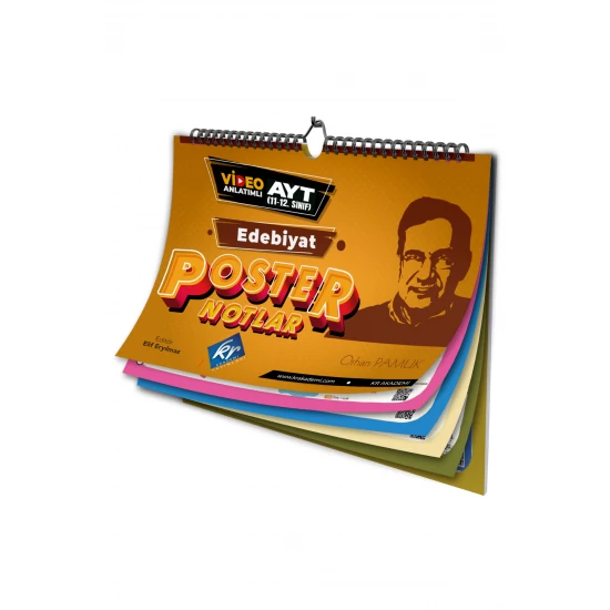 AYT Edebiyat Poster Notlar KR Akademi Yayınları