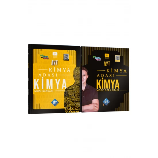 Kimya Adası AYT Kimya Soru Bankası ve Video Ders Kitabı Seti