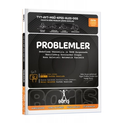 Barış Yayınları TYT-AYT-MSÜ-KPSS-ALES-DGS Problemler Soru Bankası