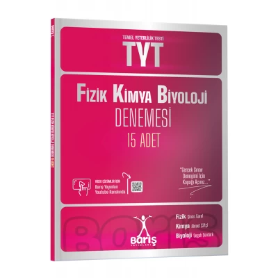 Barış Yayınları TYT Fizik Kimya Biyoloji FKB Denemesi 15 Adet