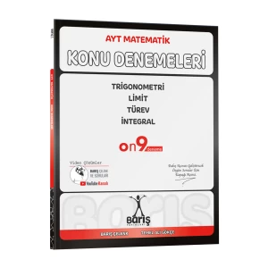 Barış Yayınları AYT Matematik Trigonometri Limit Türev İntegral Konu Denemeleri
