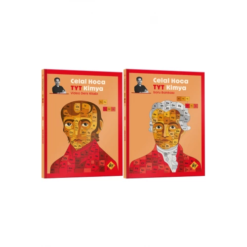 Celal Hoca TYT Kimya Video Ders Kitabı ve Soru Bankası Seti KR Akademi Yayınları