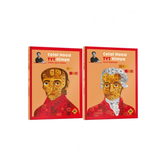 Celal Hoca TYT Kimya Video Ders Kitabı ve Soru Bankası Seti KR Akademi Yayınları