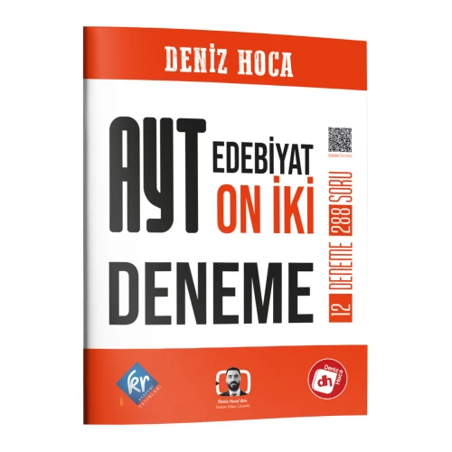 Deniz Hoca AYT Edebiyat 12 Deneme KR Akademi Yayınları