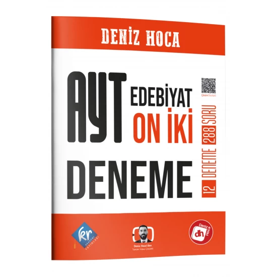 Deniz Hoca AYT Edebiyat 12 Deneme KR Akademi Yayınları