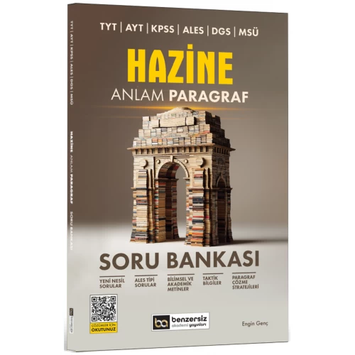 TYT AYT KPSS ALES DGS MSÜ Hazine Anlam Paragraf Soru Bankası Benzersiz Akademi Yayınları TYT AYT KPSS ALES DGS MSÜ Hazine Anlam Paragraf Soru Bankası Benzersiz Akademi Yayınları