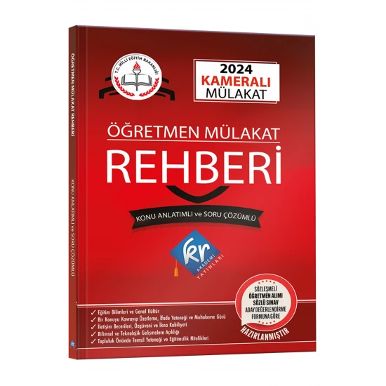MEB Öğretmen Kameralı Mülakat Rehberi KR Akademi Yayınları