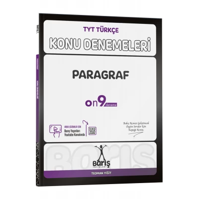 Barış Yayınları TYT Türkçe Paragraf Konu Denemeleri