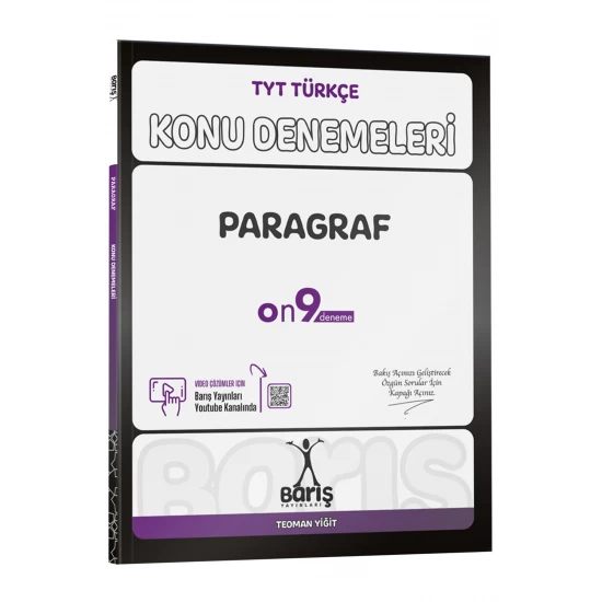 Barış Yayınları TYT Türkçe Paragraf Konu Denemeleri