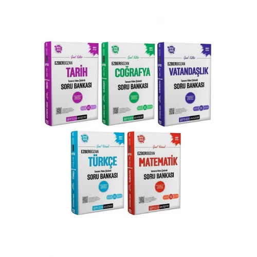 2026 Ezberbozan KPSS Genel Yetenek Genel Kültür Soru Bankası Seti Pegem Akademi